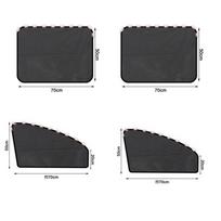 Universal Car Side Window Magnetic Mesh Sun Shade UV Protection Heat Insulation Retractable Auto Sunshade