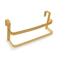 Practical Hanging Cabinet Door Towel Rack 2 Layer Rust-resistant Towel Bar No Drilling Space-Saving Towel Hanger Home auksas