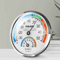 Precision Humidity Temperature Meter Battery-Free Wall Mount Analog Temperature Large Scale Display Easy To Read balta