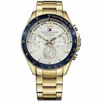 Tommy Hilfiger 1791121 Luke Laikrodis Vyriškas Auksinis 47mm auksas