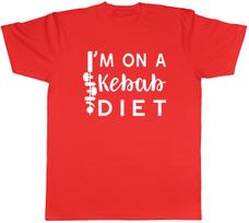 I am on a kebabs diet Unisexs Unisex TShirt Tee S
