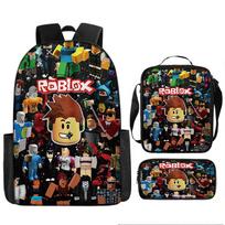 Robles Backpack Three-Piece Children'S Cartoon Backpack Large Capacity School Bag pencil bag