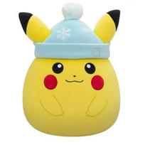 Squishmallows Holiday Winter Pikachu Christmas Plush with Blue Hat 14