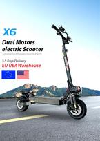 2026 New X6 NFC Off-Road Dual-Wheel Fast Electric Scooter, 2400W48V21AH, 10 Inch with Suspension X6 NFC 2400W48V21AH-BK-YY