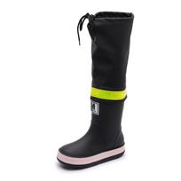 Kids' Waterproof Rubber Rain Boots - Versatile Outdoor & School Shoes for Boys & Girls 190 juoda