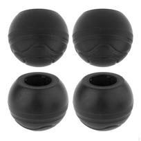 4 Pieces Chair Leg Protectors, Furniture Caps for Wooden Floors juoda