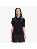 Fred Perry [amy Winehouse] Metallic Tip Knit Shirt   Black Afpf2438118 102 qzgAfpf2438118 102 S beige