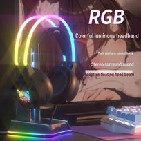 X15Pro Cat Ear Gaming Headphones: Luminous Headband, Noise-Cancelling E-Sports Audio