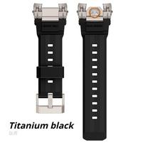 Luxury Rubber Strap For Apple Watch Band Ultra 3 49mm Watchband for iWatch Ultra 2 49mm Metal Connector Silicone Loop Armored Bracelet Titanium Color juoda
