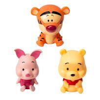 3 vnt./partija Disney animacinis gimtadienio torto papuošimas Mielas Mikė Pūkuotukas Kiaulytė Tigras Ornamentas vakarėlio reikmenims Berniukų Mergaičių Dovanos beige