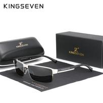 KINGSEVEN NAUJI Madingi Poliarizuoti Saulės Akiniai Vyrams Moterims Apsaugantys nuo Atspindžių Vairavimui Kvadratiniai Akiniai Vyriški Saulės Akiniai Vyrų Akiniai UV400 black