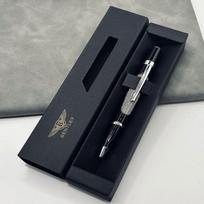 Black Rotating Metal Pen Durable Metal Business Ballpoint Pen For Bentley Continental GT MULLINER BentaygaFlyingHurtlingSpurlogo
