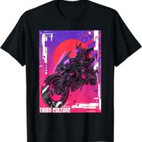 SNOW CRASH CYBERPUNK MOTORCYCLE T-Shirt S juoda