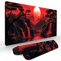 Stunning red sunset scenery Mouse Pad Gaming mats NonSlip Desk Mat mouse carpet with Stitched Edge HD printing Office mat 800x300x2mm