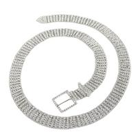 Fashionable Corset Belt for Banquet Rhinestones Waist Belt for Evening Gowns Casual Formal Waist Decorative Accessories 1