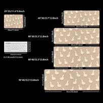 Cute cartoon duck Large Mouse Pad Gaming Laptop Mousepad Gamer Carpet Keyboard Mat Desk Protector Anime Cartoon Mause Pad 800x300x2mm