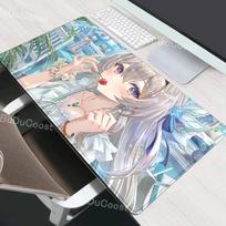 Firefly Honkai Star Rail mouse pad XXL Kawaii Pink Anime Girl Desk Mat Laptop Cute Gamer Cabinet mousepad Computer Extended Mat SBD300x800x2mm