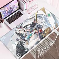 Naujas vaidmuo Pretty Zenless Zone Zero Dialyn pelės kilimėlis Kawaii anime mergaitė ZZZ pelės kilimėlis PC nešiojamam kompiuteriui neslystantis klaviatūros kilimėlis mielos stalo kilimėliai SBD300x800x2mm