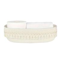Cotton Rope Woven Storage Basket Bohemian Style Save Space Cosmetic Storage Basket Large Capacity with Tassel