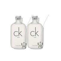 Calvin Klein one perfume set Eau de Toilette EDT Bergamot Green Tea Citrus Fragrance one 100ml*2 without gift box žalia
