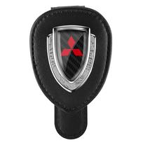 bzdn5 Car Sunglasses Storage Cases Sun Visor Glasses Clip For Mitsubishi Ralliart Space Star Eclipse Cross ASX Lancer Outlander Fortis