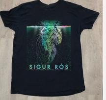 Sigur Ros Band Toronto August Poster Show Short Sleeve Unisex T-Shirt L