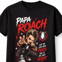 Papa Roach Last Resort Graphic Nu Metal Jacoby Shaddix Band Music Unisex TShirt S
