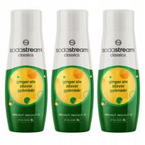 Syrup Concentrate Juice Sodastream Ginger Ale 3 Pcs.