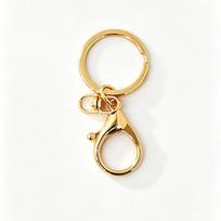 Premium Gold Keychain Buckle, Durable Electroplated Alloy Lobster Buckle Bag Doll Pendant Diy Accessories auksas