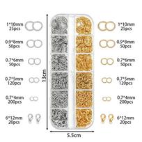 930pcs/Box Jewelry Findings Kits Open Jump Rings Lobster Clasps Hooks Pliers Tweezers for DIY Bracelet Necklace Jewelry Making