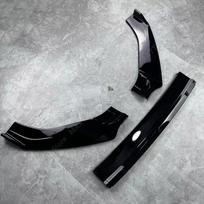 Maxton Style Splitter for Seat Toledo MK4 TSI TDI Front Skirt Bumper Cover Car Spoiler Lip Tuning Aero Bodykits ABS Gloss Black Gloss Black