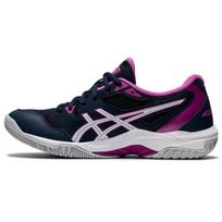 Asics Gel Rocket 10 French Blue Purple Women Sneakers White 1072A056-400 35.5 black