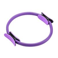 1 vnt. jogos pilates žiedas, patvarus, neslystantis, mankštos ratas, fitneso magiškas ratas, skirtas tonizavimui, skulptūravimui, pilates žiedas, lankstumas violetinė