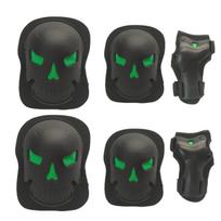 Kids' Protective Gear Set for Skates, Skateboards, Bikes & Scooters juoda