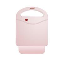 Sandwich Maker Grill Sandwich Maker Fast Heating Panini Press Non Stick Sandwich Making Machine Portable for Home Kitchen rožinė