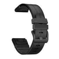 22 mm 26 mm odinė laikrodžio apyrankė, skirta Garmin Fenix ​​7x 7 5 5X Plus 6 6X Pro 3 3 HR epix quatix 5 6 išmanusis laikrodis Quick Wristband Strap naujas apyrankės diržas Quick Fit 22mm juoda