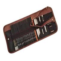 30 vnt Piešimo pradedančiųjų eskizų rinkinys anglies pieštuko piešimo eskizų raštinės reikmenų rinkinys 30 pcs Set black