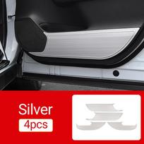 Skirta Toyota RAV4 XA50 2019 2020 2021 2022 2023 2024 hibridinių nerūdijančių automobilių durelių, apsaugančių nuo smūgių, apdailos dangtelio lipdukų sidabras