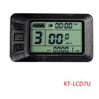LCD 7U ekranas elektriniam dviračiui Ebike 24/36/48V KT-LCD7U atsparus vandeniui jungtis