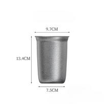 800ML Retro nerūdijančio plieno puodeliai Didelės talpos alaus stiklinė Gėrimo alaus puodelis Metalinis kelioninis gėrimų puodelis Baro aksesuarai