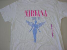 26 Nirvana Live 93 White Short Sleeve T-Shirt Unisex Size XXL Unisex T-Shirt XXXL