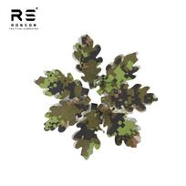 CADPAT TW Camouflage 3D Lazeriu Pjautas Taktinis FAST Šalmo Scrim Dangalas Airsoftui, Dažasvydžiui, Asmeninės Apsaugos Įrangos Aksesuarams One Size