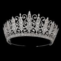 Nuotakos tiara Miss Universe karūna Konkursų karūnos moterims Vestuviniai galvos papuošalai Aksesuarai suknelėms BC6578 brown