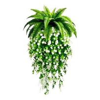 Fake Hanging Plants, UV Resistant Fake Vines, Artificial Ivy Plants, Outdoor Faux Plants, Indoor Bedroom Living Room Boho Wall Porch Shelf Decor