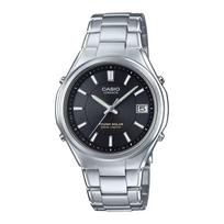CASIO Lineage LIW-120DEJ-1AJF Solar Radio-Controlled Watch Silver Stainless Steel Men's black