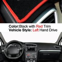 Car Dashboard Cover Dash Mat Carpet Cape For Citroen C4 MK2  2011 - 2018 LHD RHD Sunshade Anti-sun 2017 2016 2015 2014 2013 2012