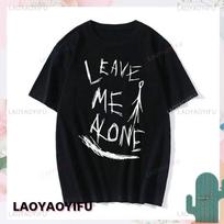 Slenderman Leave Me Alone Creepypasta T-shirt Vintage Horror Novel Graphic T Shirts Harajuku Hip-hop Cotton Unisex O-neck Tshirt S įvairiaspalvis
