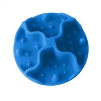 Silicone Slow Food Pad Prevent Choking Promote Healthy Eating Suction Cup Soft Licking Mat For Cats (Blue,S) mėlyna