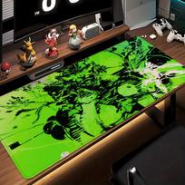Hot Games Metal Gear Solid Mouse Pad XXL Gaming Accessories Office Gamer Keyboard Desk Mat NonSlip Laptop rubber Anime Mousepad 800x400x2mm