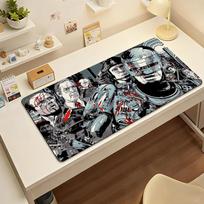 RRobo CopS Movie Mouse Pad Nonslip Desk Mat PC Laptop Accessories Rubber Office Keyboard Large Gamers Decoracion SBD400x800x2mm